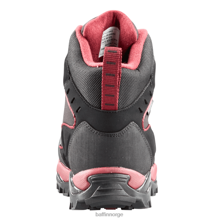 fottøy nei Baffin kvinner gå svart/sangria 80DB8182