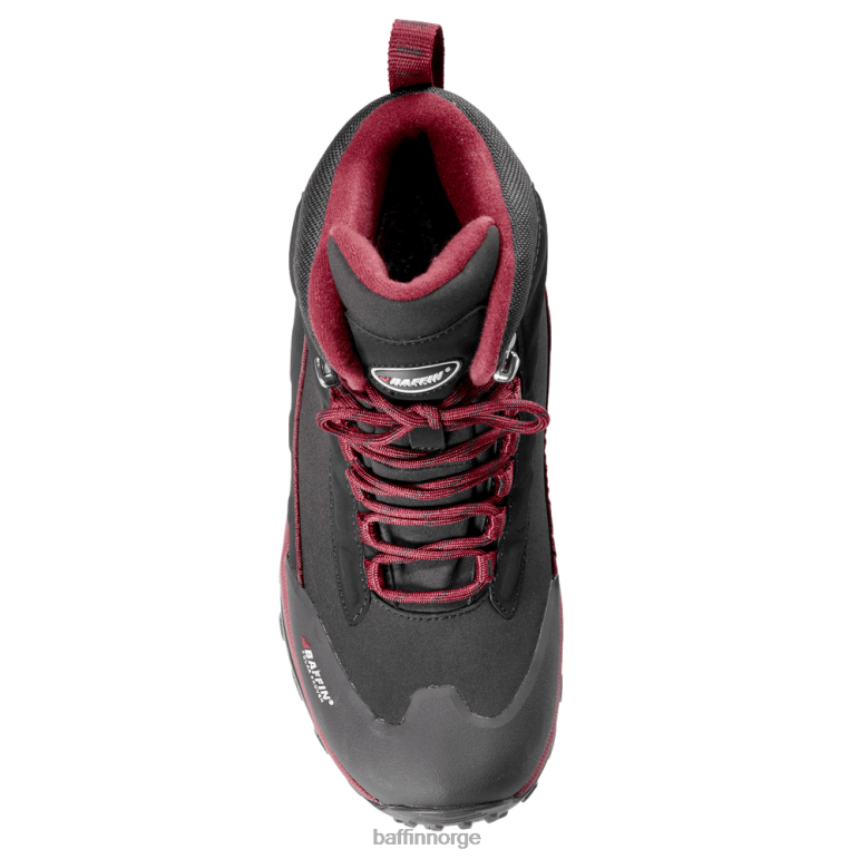 fottøy nei Baffin kvinner gå svart/sangria 80DB8182
