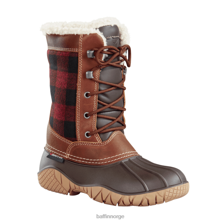 fottøy nei Baffin kvinner jaspis rød/svart-pledd 80DB8195